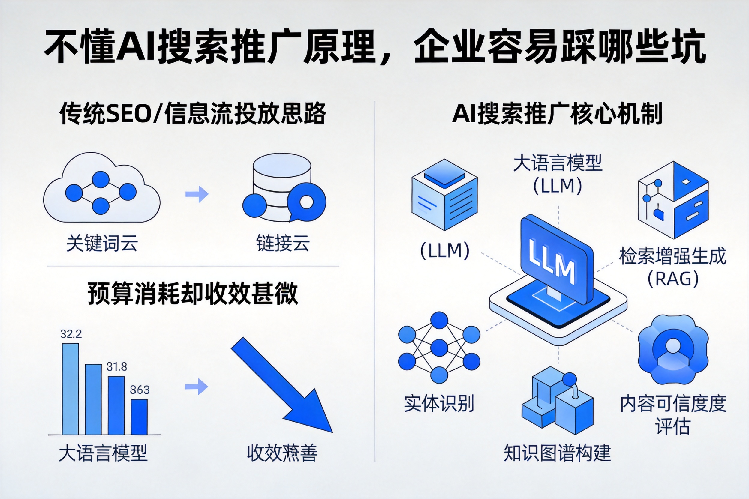 不懂AI搜索推广原理,大通企业容易踩哪些坑