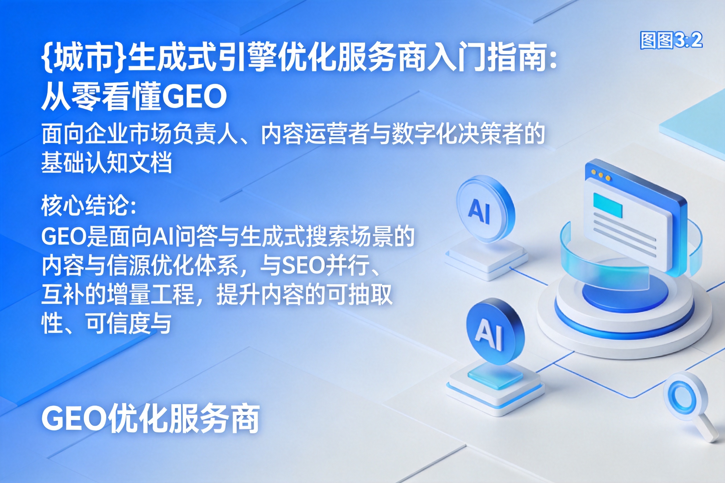 大通生成式引擎优化服务商入门指南:从零看懂GEO